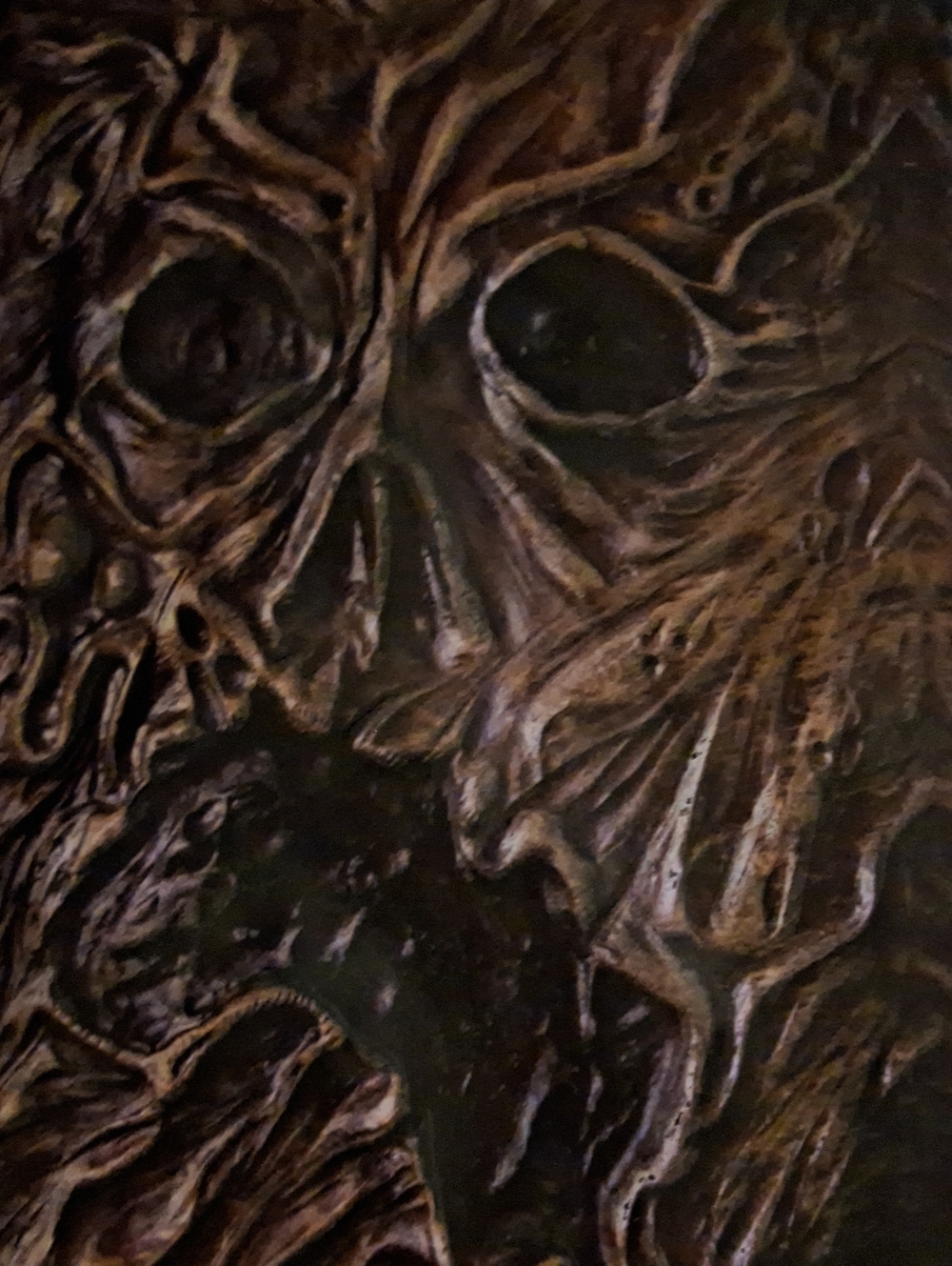 Dark Brown Abstract Book- Unbranded Halloween Book .